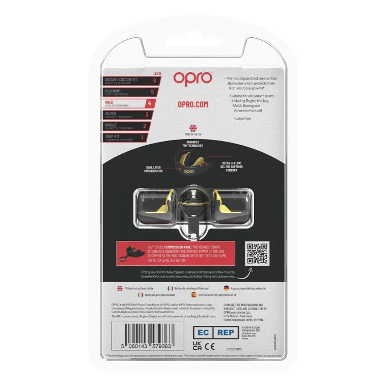 OPRO Self-Fit - Gold Braces - Image 3